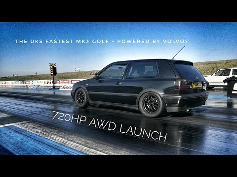 MK3 Golf T5 AWD Launching into the 9s at VW Action