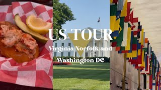 【Washington DC and Norfolk Virginia】 US tour アメリカ🇺🇸 ワシントンＤＣ