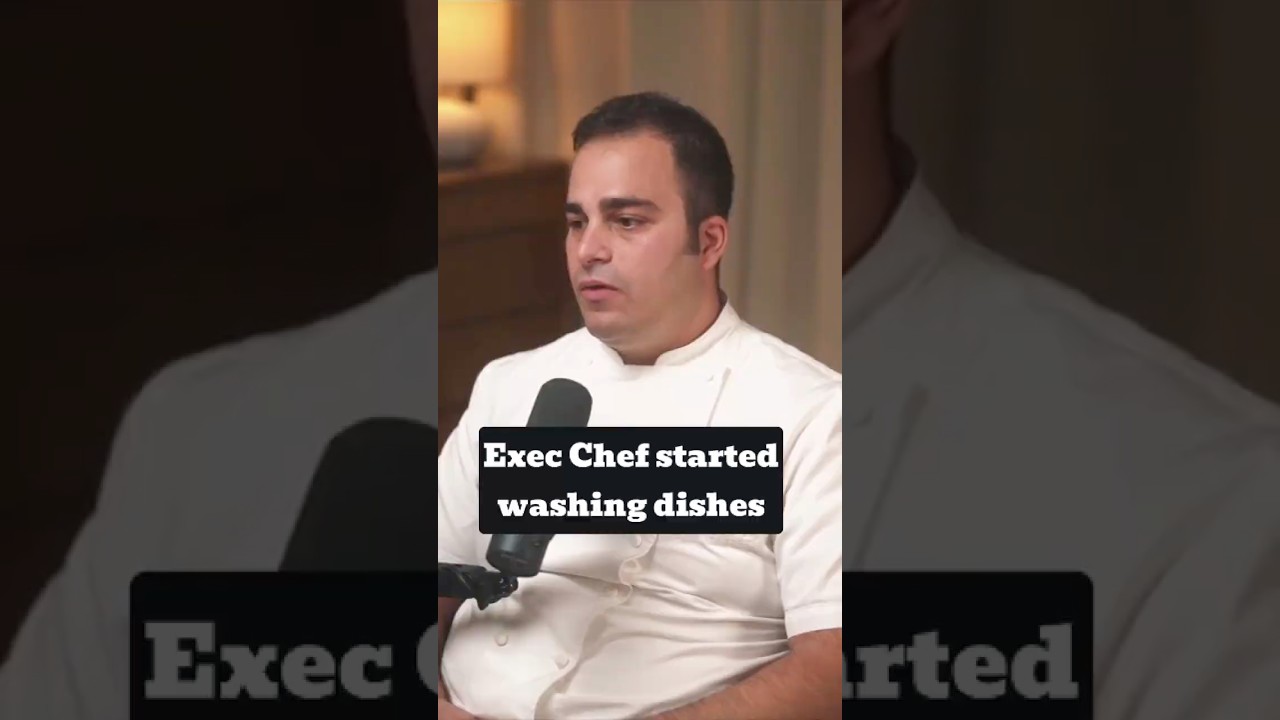 From Dishwasher to Executive Chef An Incredible Journey #chef #chefjobs #cheflife