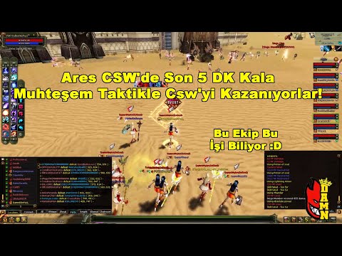 Damn - Ares CSW'de Son 5 DK Kala Muhteşem Taktikle Csw'yi Kazanıyorlar!  | Knight Online