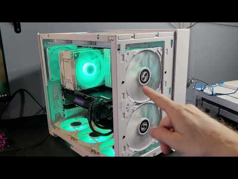 how to build a pc with Lian li o11d air mini, 5600x, and Gigabyte 2080ti PART 4