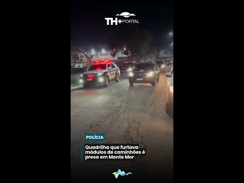 Quadrilha especializada em furto de módulos de caminhão é detida na cidade de Monte Mor nesta quint
