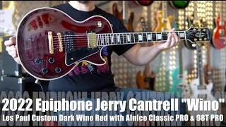 Video thumbnail for The Jerry Cantrell Wino is the best Les Paul Custom Epiphone by George V Guitars