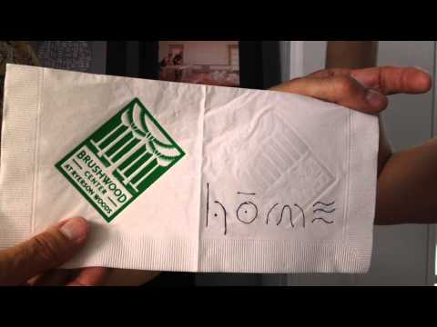 Deborah and Glenn Doering on their "Landmark Home" installation