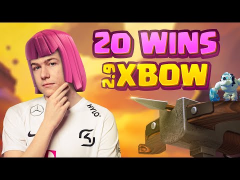 INSANE! 20 WINS WITH 2.9 XBOW CYCLE - Clash Royale