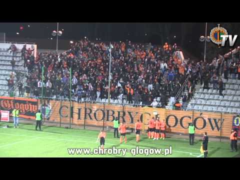15.11.2014 bramki z meczu Miedź Legnica - Chrobry Głogów 1-1