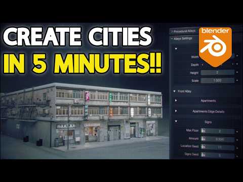 Blender addons for Buildings & Cities