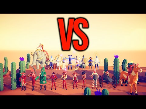 WILD WEST TEAM vs GOOD TEAM #51 | TABS - Totally Accurate Battle Simulator