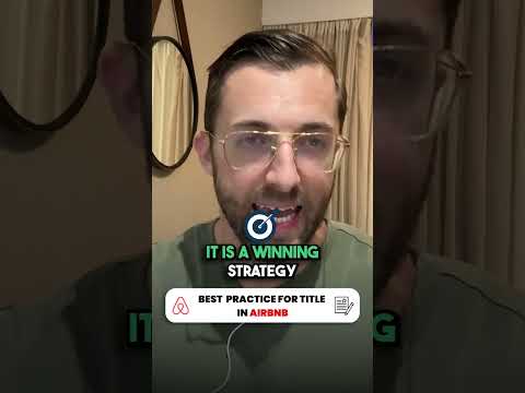 My Winning Airbnb Title Tips🏆 #shorts