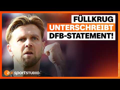 Niclas Füllkrug im aktuellen sportstudio | ZDFsportstudio