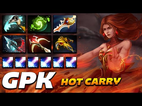 GPK Lina Hot Carry - Dota 2 Pro Gameplay [Watch & Learn]