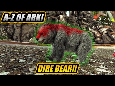 A-Z Of Ark! The DIREBEAR And Why Its The Cuddliest Killer!! || Ark Survival Evolved!