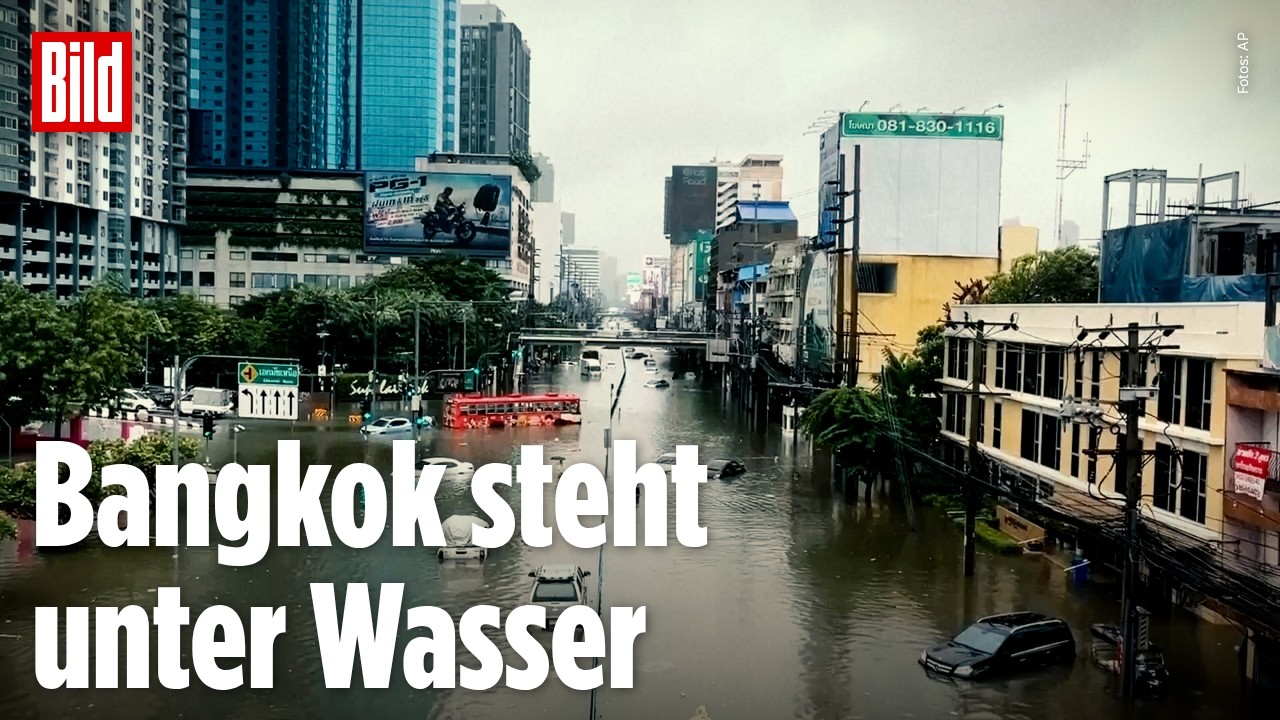 Wetter-Chaos in Thailand: Dauerregen legt Bangkok lahm – Katastrophenfall ausgerufen