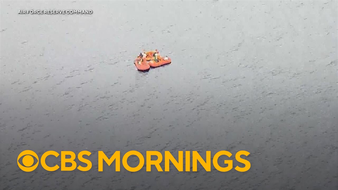 Passenger on plane that crashed in Atlantic reflects on being rescued: "We got saved"