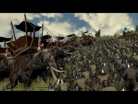 Faramir's Rangers Ambush Haradrim Army | 10,000 Unit Lord Of The Rings Cinematic Battle