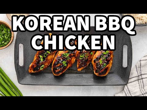 Korean BBQ Chicken Recipe | Sweet, Spicy & Sticky!