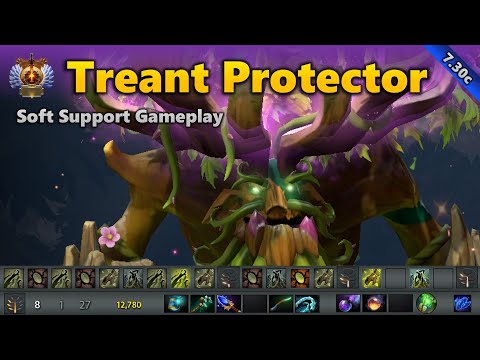 Treant Protector 4 Support - Immortal | Dota 2 7.30c