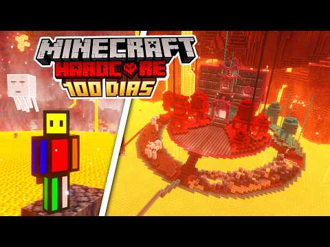 Sobrevivi 100 Dias en el Nether en Minecraft Hardcore