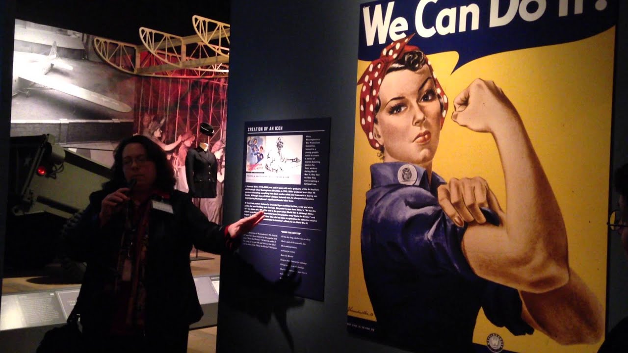WWII - We Can Do It Exhibit at Heinz History Center - Rosie The Riveter