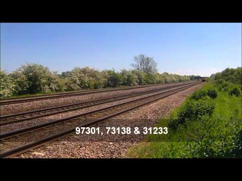 3 Classes, 3 Locos & 1 Test Train ** 97301, 73138 & 31233! **