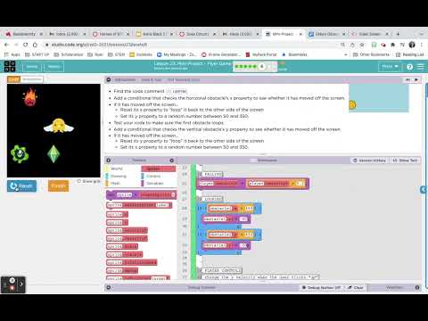 CSD Unit 3 Lesson 23 Mini Project - Flyer Game (Example Build)