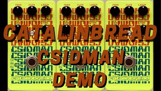Video thumbnail for Catalinbread CSIDMAN effects pedal demo. by Austin Guitar House