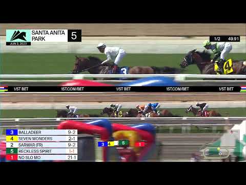 Balladeer wins Race 5 on Saturday, June 3 at Santa Anita Park