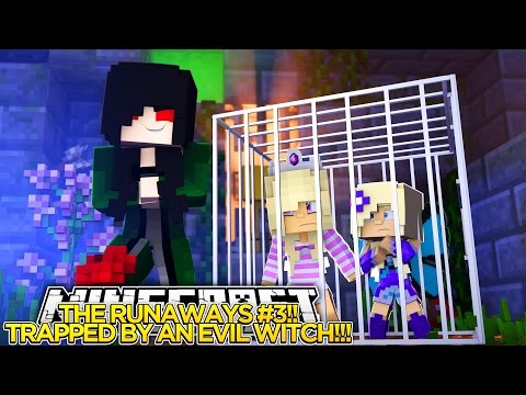 Little Leah - THE RUNAWAYS (3)|| TRAPPED BY THE DARK WITCH!!!- Baby Leah Minecraft Roleplay!