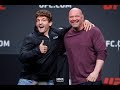 Ben Askren Cozies Up to Dana White in Absence of Jorge Masvidal at UFC Press Conference