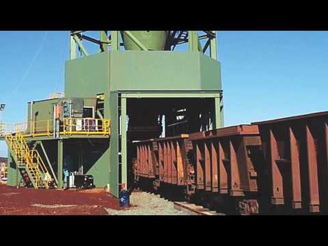 Train Loading Systems TLO, Handling Iron Ore on a Mining Site
