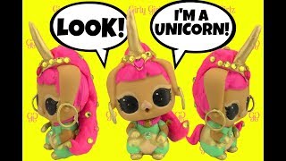 LOL Surprise Pet BUNNY WISHES UNICORN CUSTOM + Cute Doll Story Video by Girly Girlz