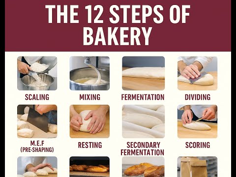 Basic Bakery Theory — The 12 Steps of Bread Making