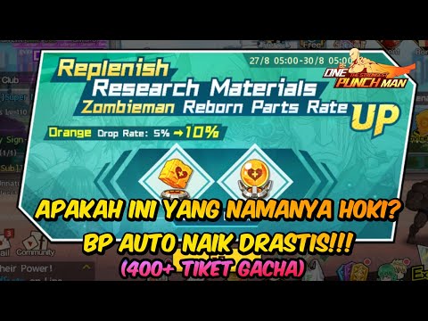 Gacha Rate UP Core ZombieMan - 400 ++ Tiket Siap Tempur !!! - OPM The Strongest Indonesia