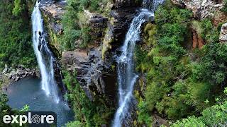 LIVE: Lisbon Falls | Relaxing Waterfall Background live webcam