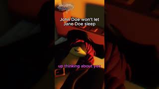 John Doe won't let Jane Doe sleep roblox forsaken animation #forsaken #roblox #robloxshorts