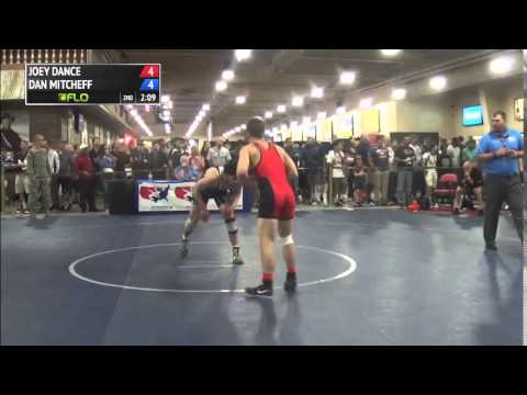 57 kg R2 - Joey Dance (Southeast RTC) vs Dan Mitcheff (NYAC)