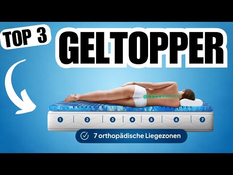 Gel Topper TESTSIEGER im Vergleich! Bester Matratzentopper zum Kaufen
