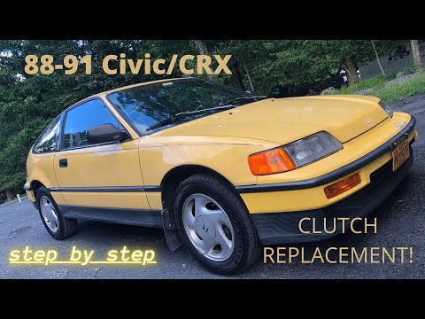 1990 Honda CRX SI Clutch Replacement
