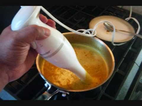 Caribbean curry pumpkin soup.