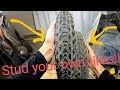 How to: Stud your own Tires on Fat Bike Super 73 - Winter Biking - DIY