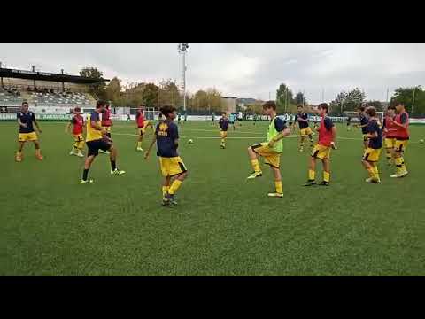 Under 15, allenamento congiunto: Sassuolo-Parma, riscaldamento pre test match