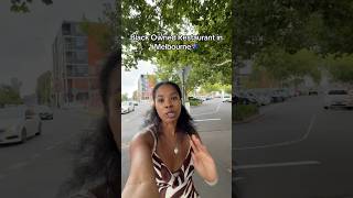 Black Owned Restaurant in Melbourne 📍Manzé