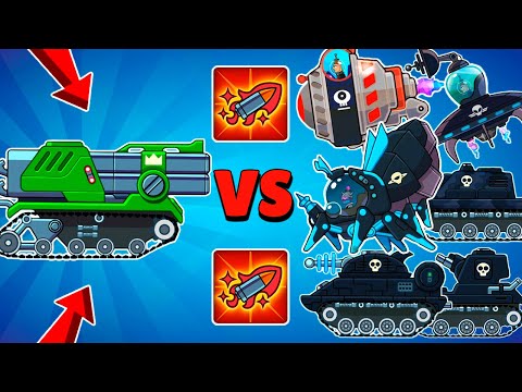 BOOSTER DOUBLE DAMAGE and Tank BUCK vs ALL BOSSES in Hills of Steel