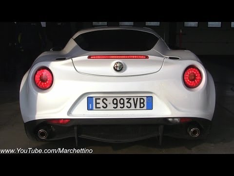 Alfa Romeo 4C SOUND - Start, Rev and Accelerations!