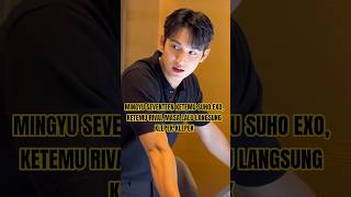 Download lagu Mingyu Seventeen meets Suho Exo, meets his past rival and is instantly smitten! #kpop #shorts mp3