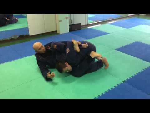 柔術 オモプラッタからの糸通し BJJ Tight Omoplata from Closed Guard