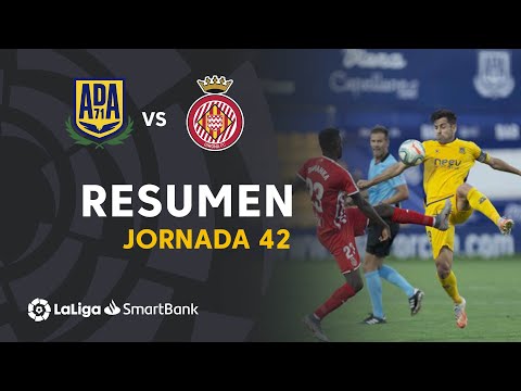 Resumen de AD Alcorcón vs Girona FC (2-0)