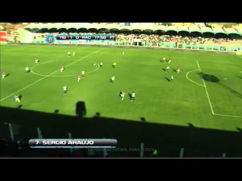 Gol Araujo. Tigre 1 Racing 0. Torneo Inicial 2013. Fecha 3. Fùtbol Para Todos.