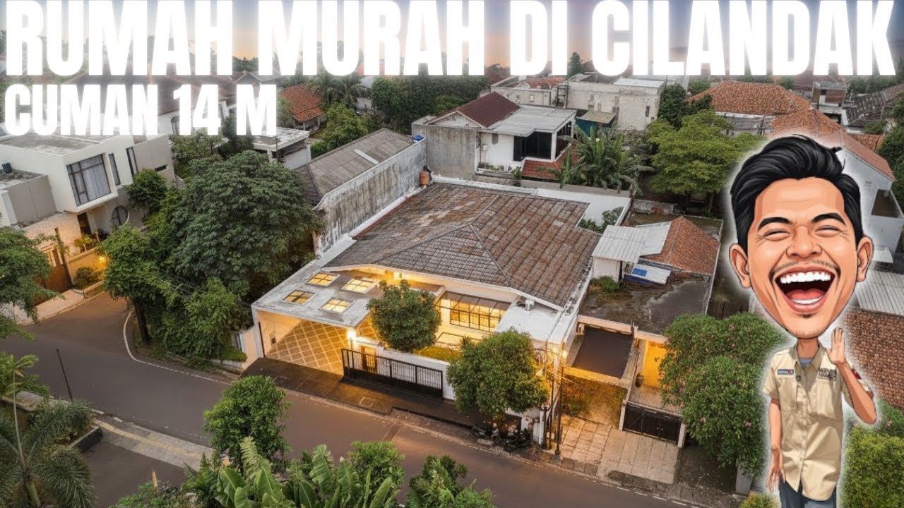 Rumah Sultan Pinggir Jalan Raya Utama Cilandak, Jakarta Selatan