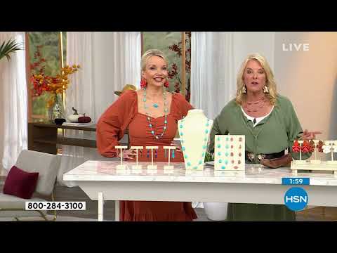 Connie Craig Carroll Jewelry Eliza 36" Gemstone Station ...